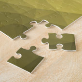 Geel grijs ombre Mach cool elegant Patroon Legpuzzel (Zijkant)