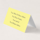 Geel grijs schoonheidssalon 2022 visitekaartjes (Achterkant)