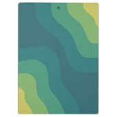 Geel groen abstract voor een positieve stemming klembord (Achterkant)