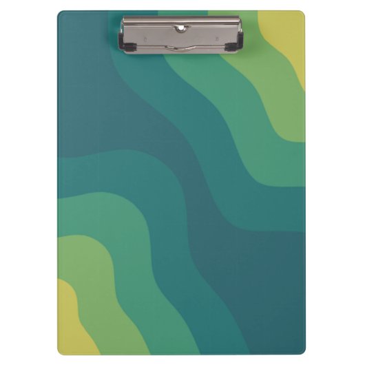 Geel groen abstract voor een positieve stemming klembord (Voorkant)