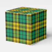 Geel Groen Blackwatch Campbell Tartan Plaid Bedankdoosjes (Voorkant Zijde)