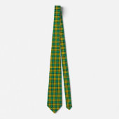 Geel Groen Blackwatch Campbell Tartan Plaid Stropdas (Voorkant)