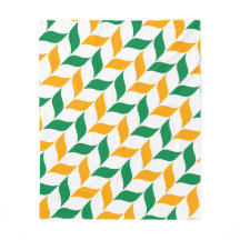 Geel Groen Bladgolfkromme Levendig Natuur Patroon