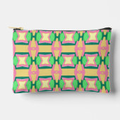 Geel Groen en Roze Pastel Abstract Patroon Etui (Voorkant)