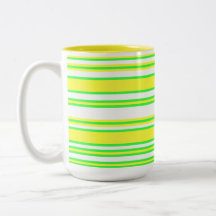 Geel groen horizontaal multi-Stripe