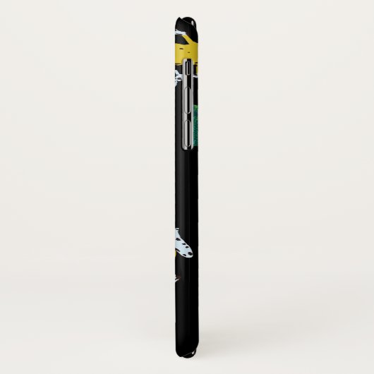 Geel groen kikkerpatroon Case-Mate iPhone case (Achterkant/links)