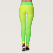 Geel/groen Leggings (Achterkant)