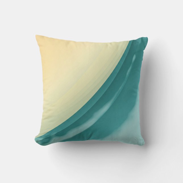 Geel groene kleur kussen (Voorkant)