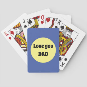 Geel Grote Dot Vierkante Sticker Pokerkaarten