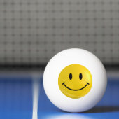 Geel Happy Sad Bi Polar Ping Ball (Net)