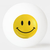 Geel Happy Sad Bi Polar Ping Ball (Voorkant)