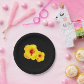 Geel Hibiscus Paper Bord (Feest)