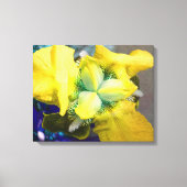 Geel Iris Canvas (Voorkant)