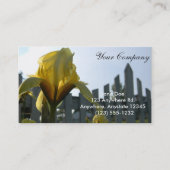 Geel Iris Visitekaartje (Voorkant)