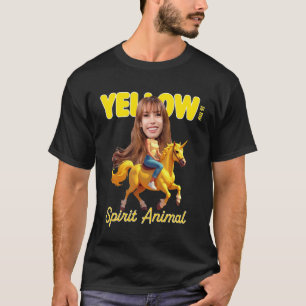 Geel is mijn spirituele dier t-shirt