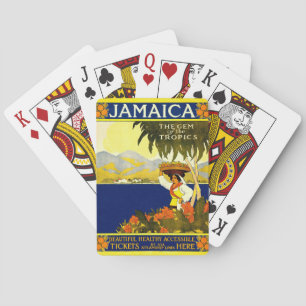 Geel Jamaica-Poster Pokerkaarten