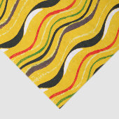 GEEL JAPANESE PATROON TISSUE PAPIER (Detail)