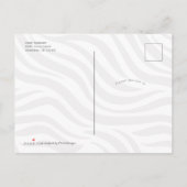 geel, jungle dieren jongen of meisje 1e verjaardag uitnodiging briefkaart (Achterkant)