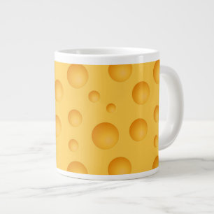 Geel kaaspatroon jumbo beker
