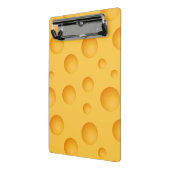 Geel kaaspatroon mini klembord (Angled2)