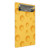 Geel kaaspatroon mini klembord (Schuin)