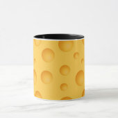 Geel kaaspatroon mok (Midden)