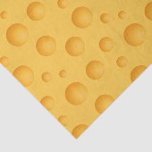 Geel kaaspatroon tissuepapier (Detail)