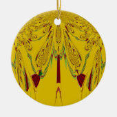 Geel Keramisch Ornament (Voorkant)