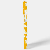 Geel kerstpatroon Case-Mate iPhone case (Achterkant / Links)