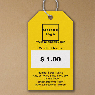 Geel Kleur Zakelijk Product Prijs Label Cadeaulabel