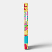 Geel Kleurrijk Patchwork Quiltblok Aangepast Case-Mate iPhone Case (Achterkant / Links)