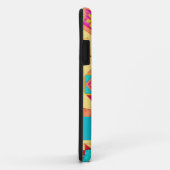 Geel Kleurrijk Patchwork Quiltblok Aangepast Case-Mate iPhone Case (Achterkant/rechts)