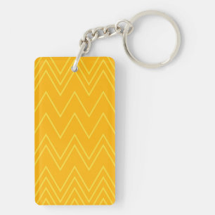 Geel, koel, trendy, modern, stedelijk sleutelhanger