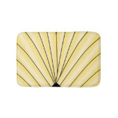 Geel kunstdeco-ontwerp badmat (Voorkant)