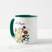 Geel lab mam en groen mok (Voorkant links)