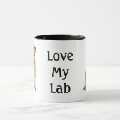 Geel lab mok (Midden)