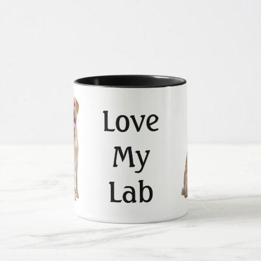 Geel lab mok (Midden)