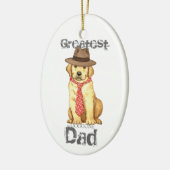 Geel lab Ornament (Links)