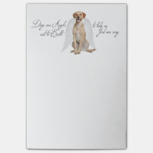 Geel laboratorium Angel Post-it Notes