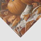 Geel Labrador Retriever Herfst Decoupage Tissuepapier (Detail)