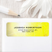 Geel Leesbaar Elegant Modern Minimalistisch Etiket (Insitu)