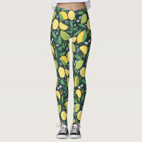 Geel lemon en groen Limoen fruitpatroon