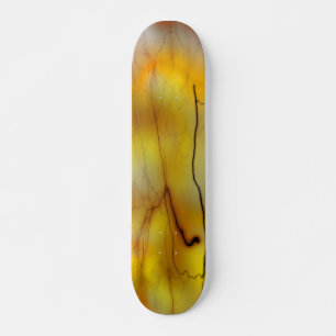 Geel licht skateboard