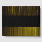 Geel licht strepen bruiloft gastenboek (Achterkant)