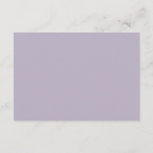 GEEL LILA PAARSE WATERVERF FLORAL WEDDING RSVP INFORMATIEKAARTJE (Achterkant)