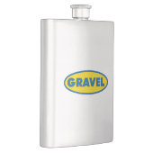 Geel Logo voor grindfietsen Flacon (Rechts)