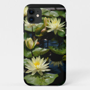 Geel Lotus Waterlelies telefoonhoesje iPhone 11 Hoesje