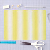Geel met wit gestreept papier (Craft)