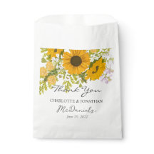 Geel Modern Zonnebloemen Boeket bruiloft