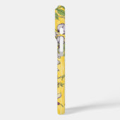 Geel Monogram  Wisteria Flower Case-Mate iPhone Case (Achterkant / Links)
